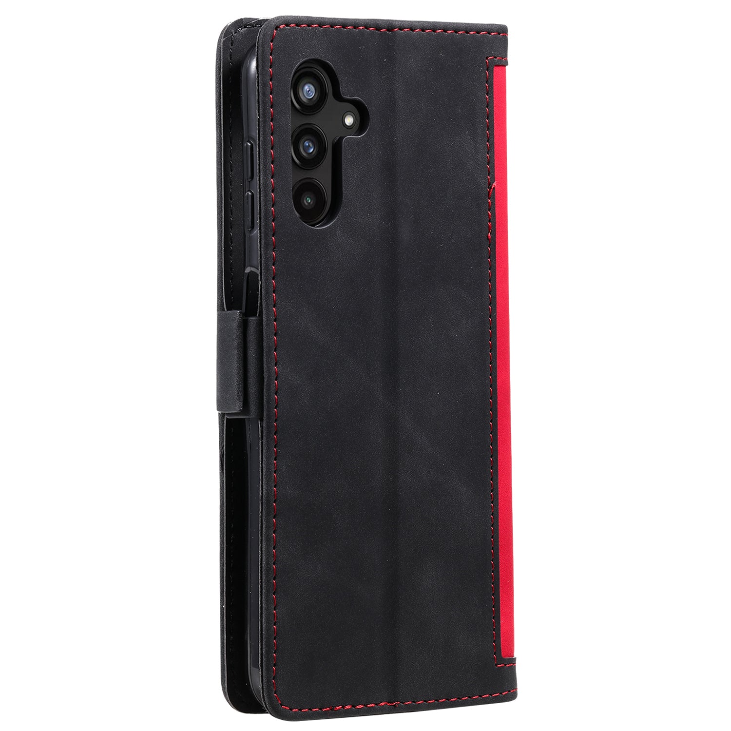 Til Samsung Galaxy A25 5G Retro Case Farve Splejsningsstativ Pung Flip PU lædercover med håndledsrem Til Samsung Galaxy A25 5G Retro Case Farve Splejsningsstativ Pung Flip PU lædercover med håndledsrem